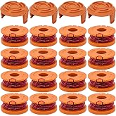 WA0004 Spool for Worx Weed Eater String,10ft 0.065" Line Spool for Worx WA0004 Weed Eater String Replacement Spool, for Worx Wa0004 Replacement Spool, for Worx Wa0004 String Trimmer Refills(16+4)