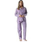 #followme Printed Flannel Button Front PJ Pant Set