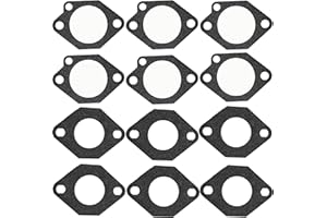 FJSADOBO 6 Pack Carburetor Rebuild Diaphragm Gasket Kit for Kawasaki FE290 FE350 Engine Golf Gas Club Car DS Precedent Turf Carryall Industrial Carts Carb 1016438 1016439 1016440 1016441-12pcs