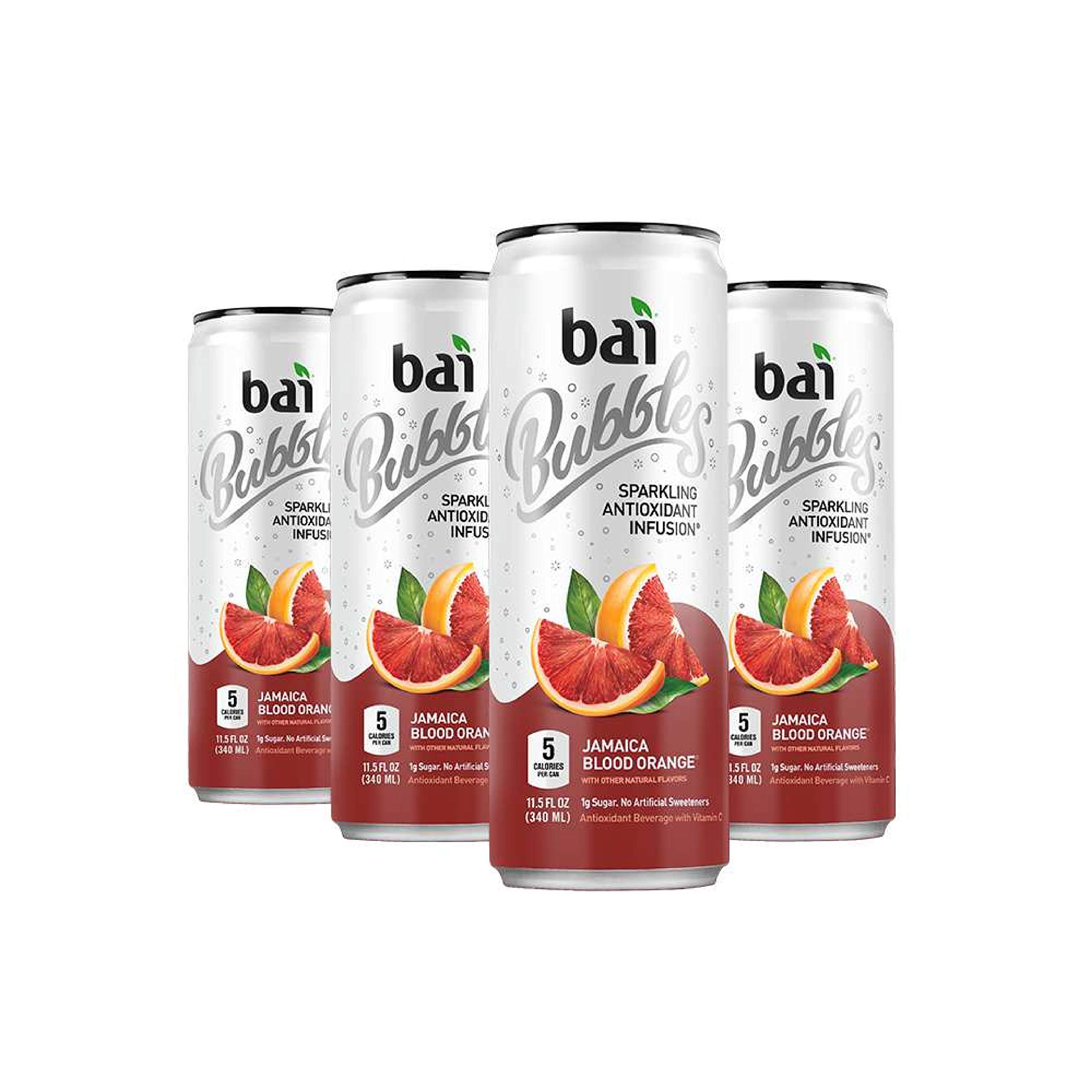 Bai Bubbles, Sparkling Water, Jamaica Blood Orange, Antioxidant Infused
