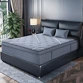 Full Size Mattress, 12 Inch Full Mattress in a Box,Hotel-Level Luxury Upgraded Cooling Gel Memory Foam Upgraded Pocket Springs, Relieve Back Waist Pain, Zoned Support Medium Firm,365-Night Trial
