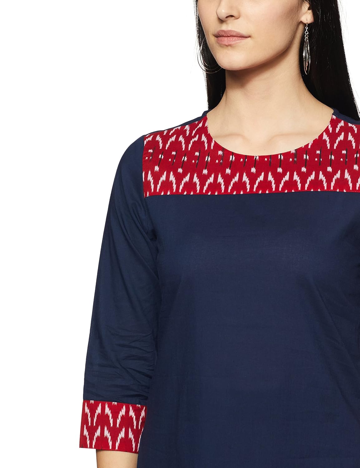 amazon brand- myx women's straight cotton kurta