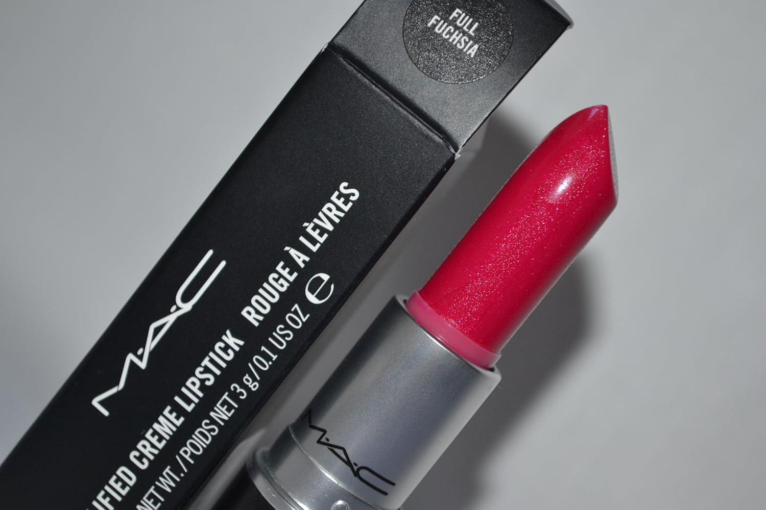 mac full fuchsia lipstick