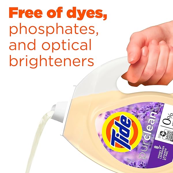 TIDE PURCLEAN LIQUID LAUNDRY DETERGENT, 63 FL OZ, 48 LOADS