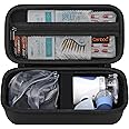 Canboc Travel Case for Portable Handheld Inhaler Nebulizer, Home Compression Nebulizer for Adults and Kids, Mesh Pocket fit Packets of Medication or Other Essentials, Black (Case Only)
