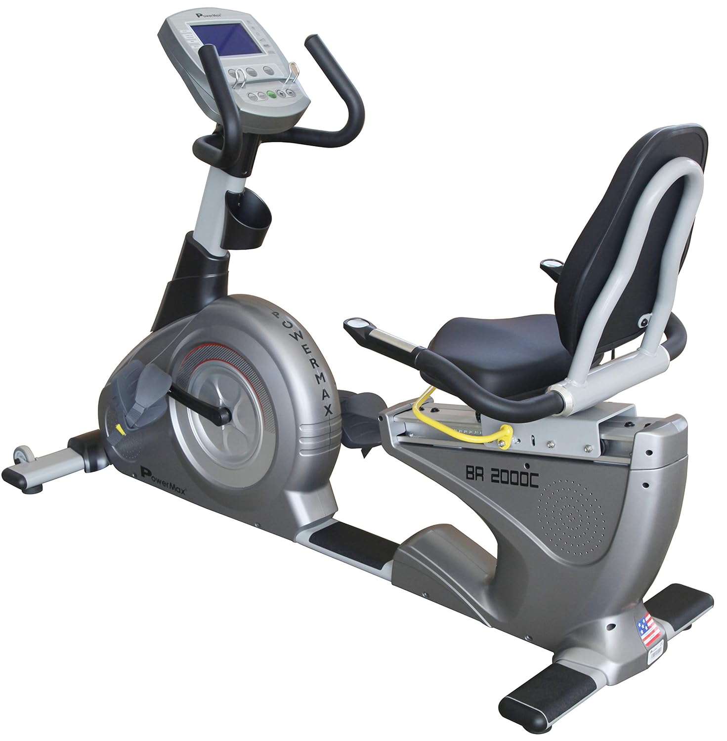 Buy PowerMax Fitness BR2000C Commercial Recumbent Bike Online at Low