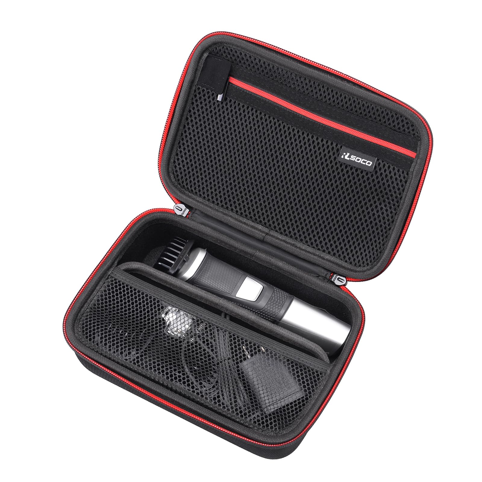 RLSOCO Case for Philips All-in-One Trimmer Series 3000/5000 Grooming Kit-Fits for Philips MG3930,MG3720,MG5950,MG5952 Multigroom 3000/5000,Hard Travel Bag with YKK Zipper for Electric Shaver