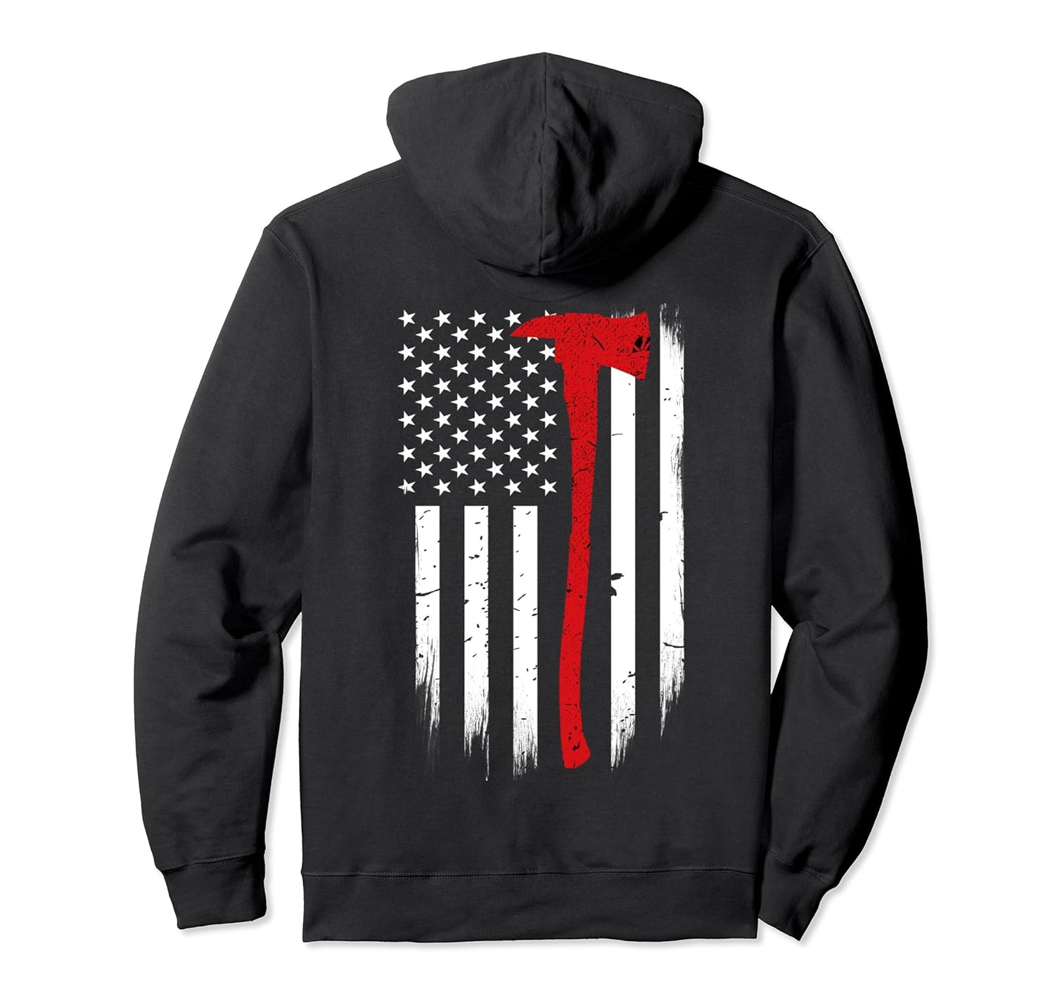 thin red line firefighter hoodie