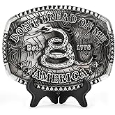 Superkred Western Belt Buckles for Men - American Flag Cowboy Belt Buckle for Men Women, Hebillas Vaqueras Para Hombre