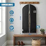 GEEZY Set of 2 Hanging Garment Bags 60 x 150 cm with Zip Viewing Window view 8