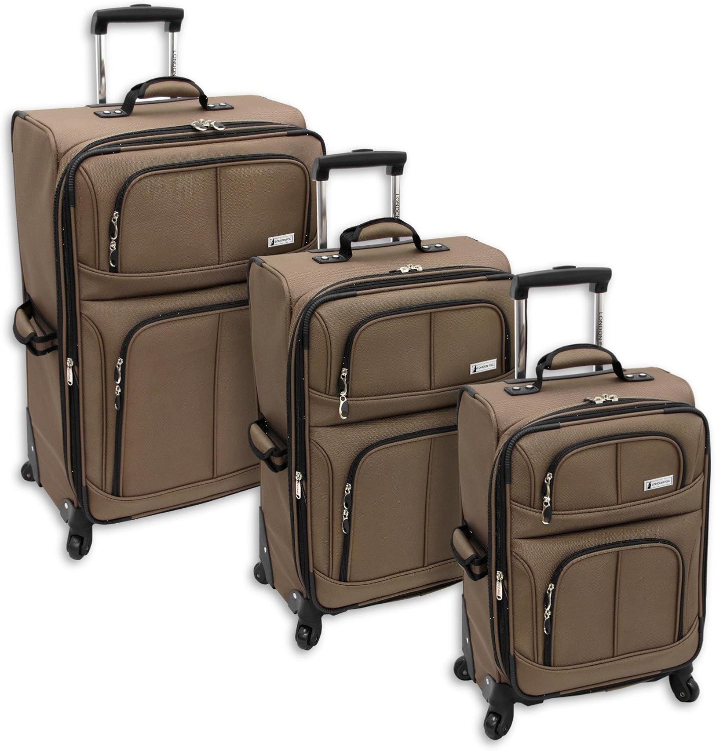 london fog luggage sizes