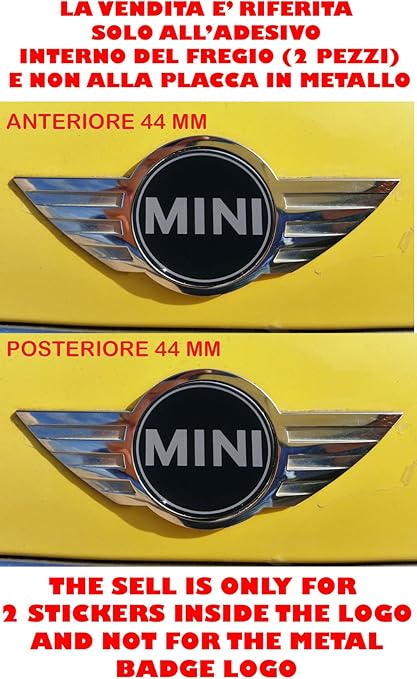Amazon Fr Lot De 2 Autocollants Avec Logo Mini Cooper Avant Arriere En Resine Effet 3d Adhesif 3m Pour Capot Et Coffre 44 Mm Amazon Fr Lot De 2 Autocollants Avec Logo Mini Cooper Avant Arriere En Resine Effet 3d Adhesif 3m Pour Capot Et Coffre 44 Mm