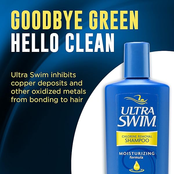 ULTRA SWIM CHLORINE REMOVAL & HARD WATER TREATMENT MOISTURIZING SHAMPOO, 7 OUNCE