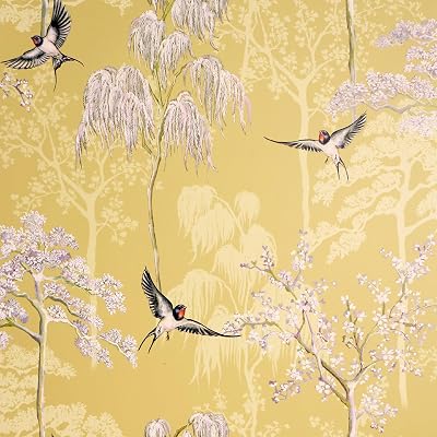 Arthouse Japanese Garden Ochre Wallpaper 53cm x 10.05m Roll
