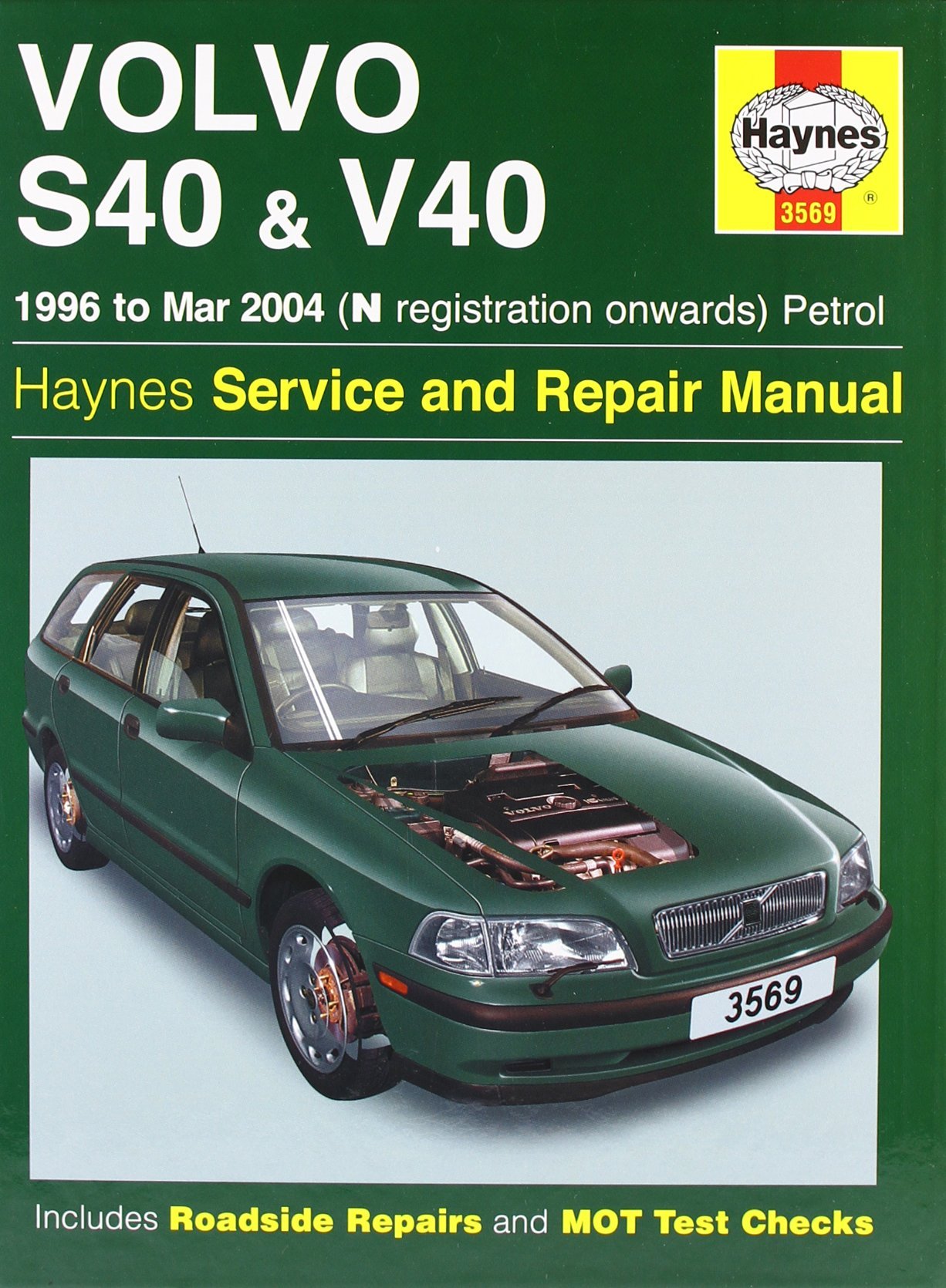 Volvo S40 and V40 Petrol: 1996-2004 (Haynes Service and Repair Manuals) by  Mark Coombs (20-Jan-2005) Board book Board book – 1600