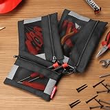HAUTMEC 3 Piece Small Tool Pouch Set, 9x6.6, 8x6, 6.3x4.5 Inches view 4