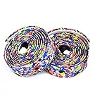 Weanas Vex Gel SuperSuede Bike Bicycle Handle Bar Tape Wraps with Bar Plugs (Mixed-Color)