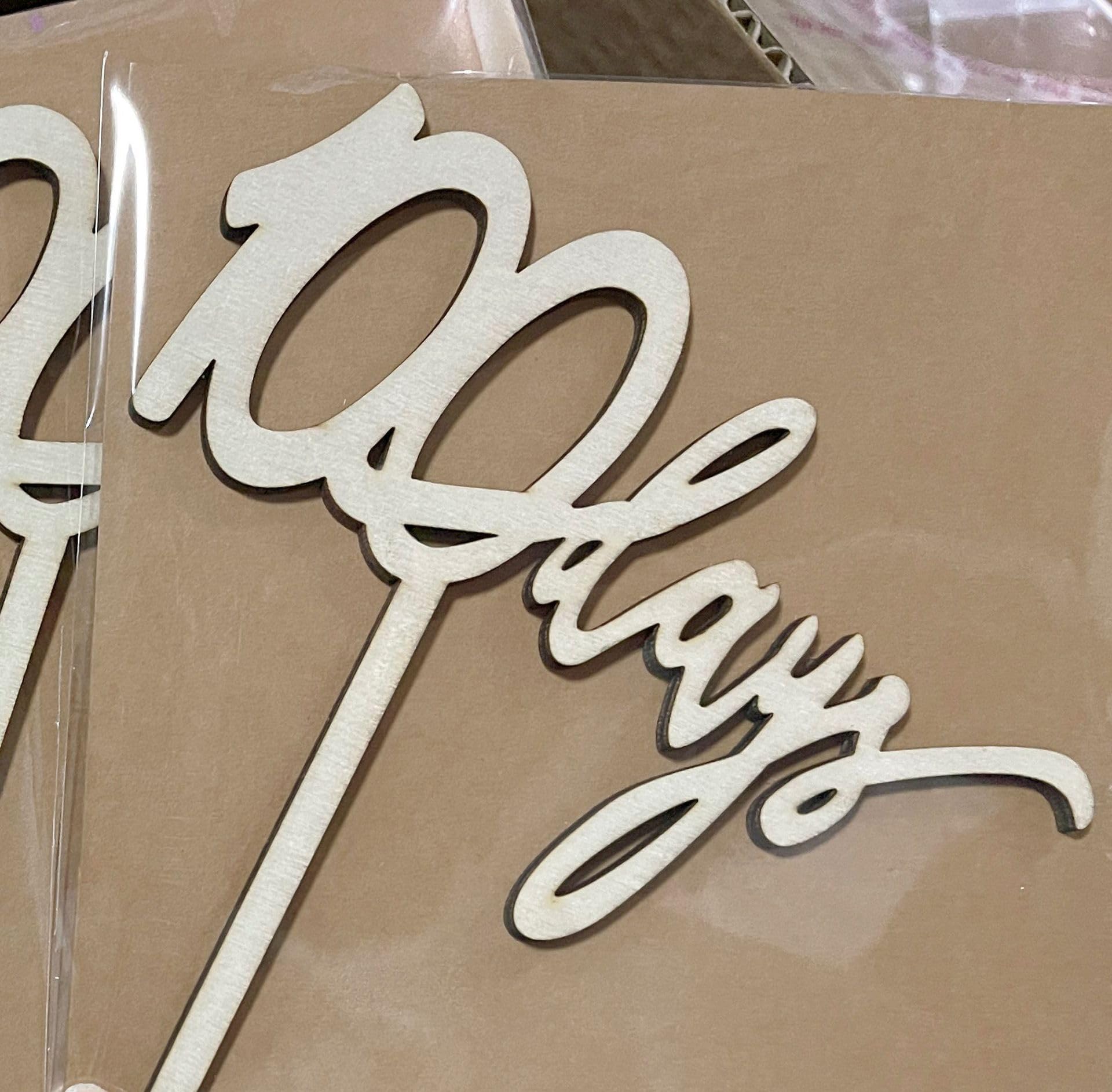 Photo 1 of 100 Days Wooden Cake Topper, Baby's Happy 100 Days Cake Toppers, Celebration Party Decorations Baby Baptism, Welcome Newborn, Birthday Anniversary, New Baby Gender Reveal, Shower