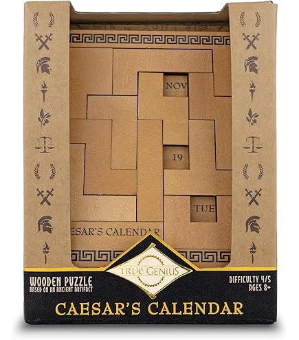 Project Genius Inc. Thor's Hammer – Wooden Puzzle, Medium