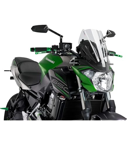美品】PUIG Z650用 17-19 ツーリングスクリーン ダークスモーク 楽天