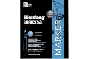 Bienfang Graphics 360 Marker Paper Pad, 14-Inch by 17-Inch, 100 Sheets