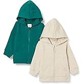 Amazon Essentials Unisex Toddlers and Babies' French Terry Zip-Up Hoodie
