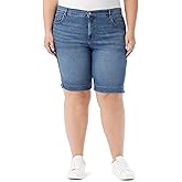 Gloria Vanderbilt Womens Amanda Bermuda High Rise Short Plus