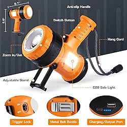 EverBrite Zoomable Rechargeable Spotlight with