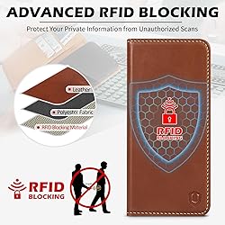 SHIELDON Case for Galaxy S25 6.2", Genuine Leather
