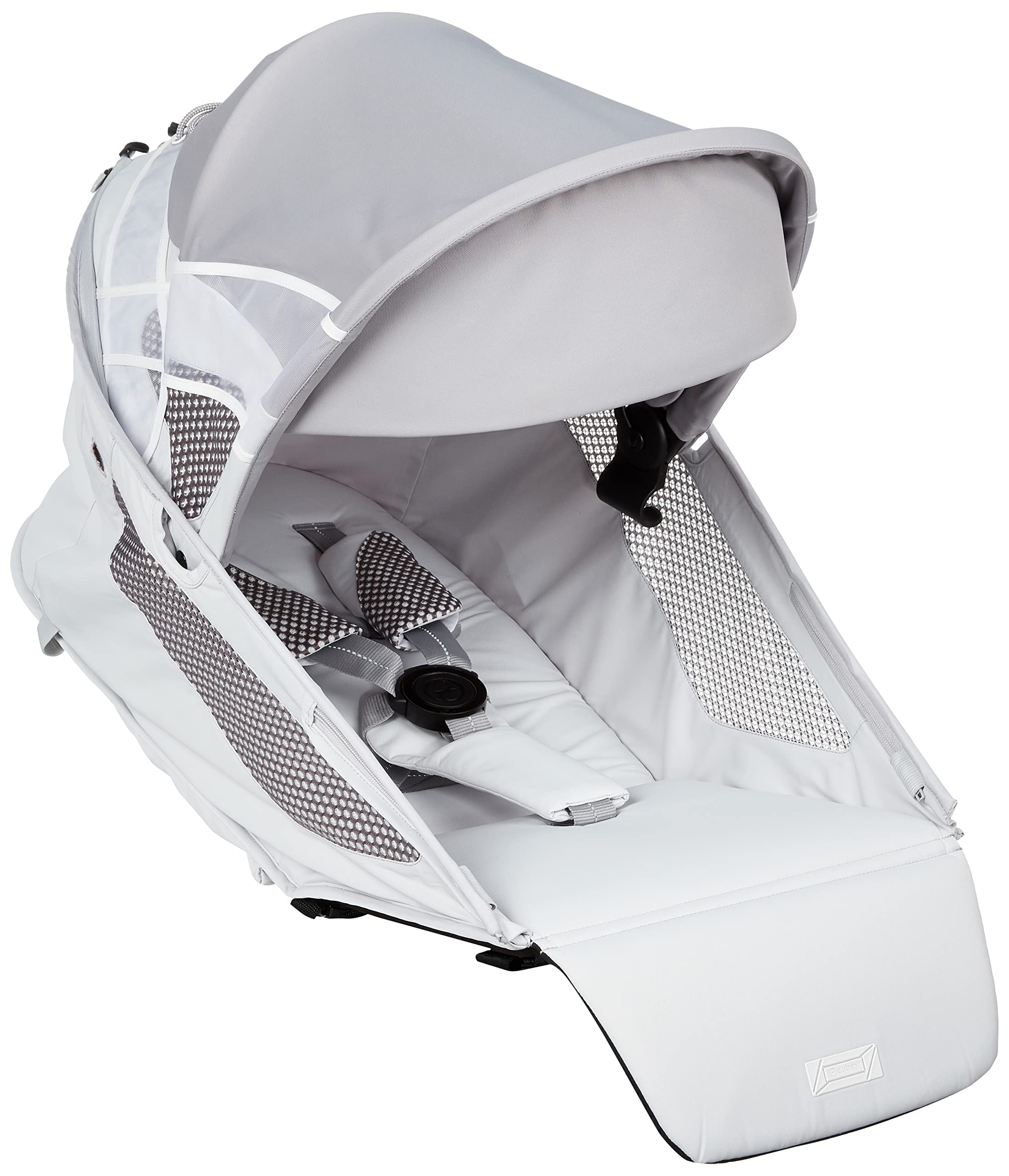 CYBEX ZENO 4-in-1 Multisport Trailer, Compact Fold, Smooth Ride Suspension and Air Filled Tires, Baby Trailer for 6 Months+