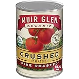 Muir Glen Organic Crushed Fire Roasted Tomatoes, 14.5 oz (Pack of 12)