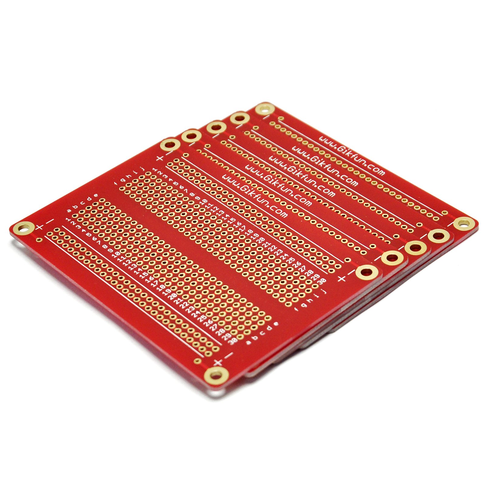 Gikfun Solderable Breadboard Gold Plated Finish Proto Board PCB Diy
