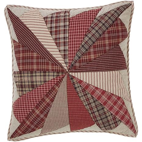 Amazon Com Vhc Brands Farmhouse Rustic Lodge Bedding Ozark Red