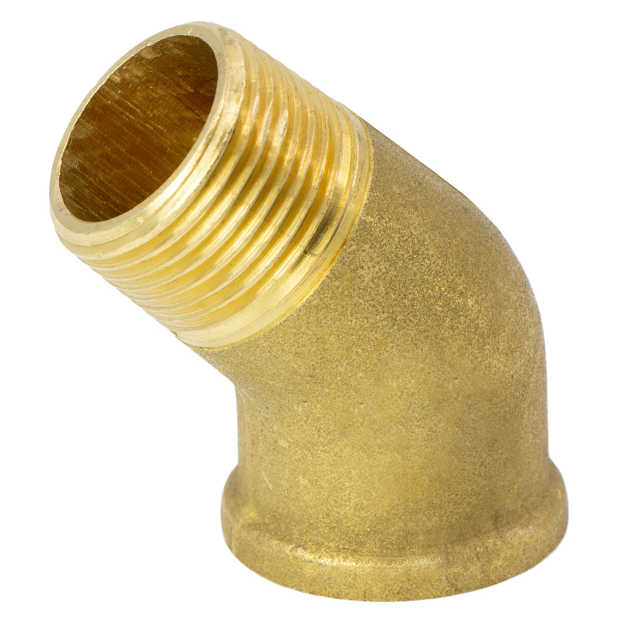 VARIOSAN Angle 45° 15259, 1" IG/AG, Brass, Suitable for Drinking Water
