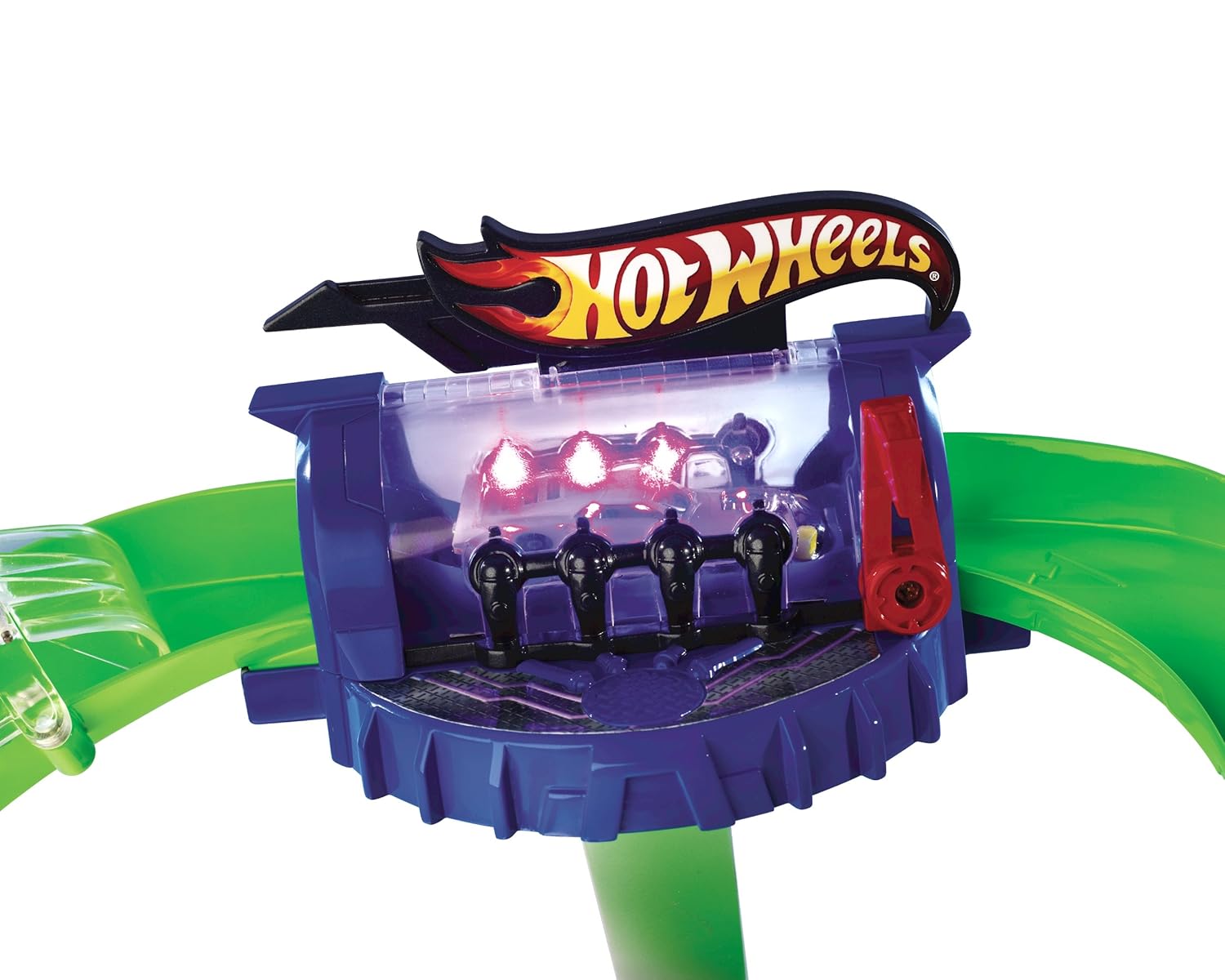 Hot Wheels W3860 Hw Light Speeders Flash Garage Amazon Giochi e giocattoli