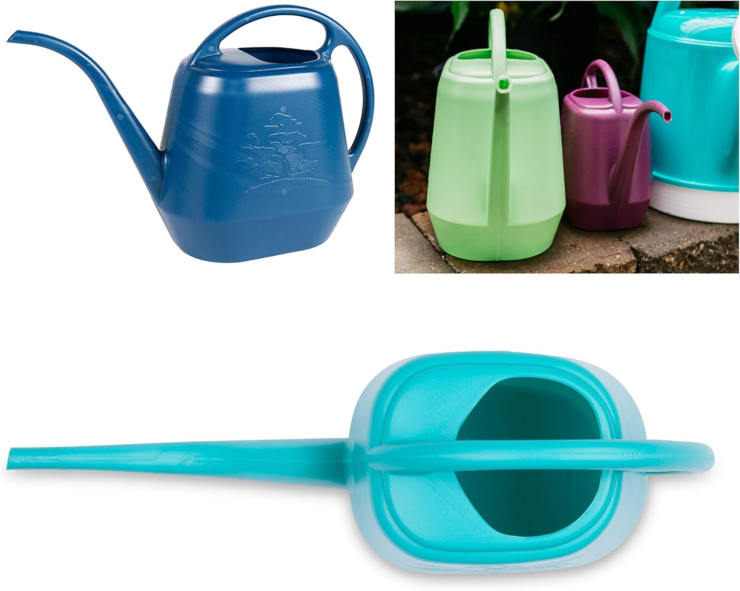 Bloem Aqua Rite Watering Can, 56 oz, Peppercorn (AW21-60) : Garden & Outdoor