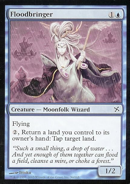 Amazon Com Magic The Gathering Floodbringer Betrayers Of Kamigawa Foil Toys Games