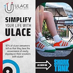 uLace Classic No Tie Shoelaces - Metallic Silver