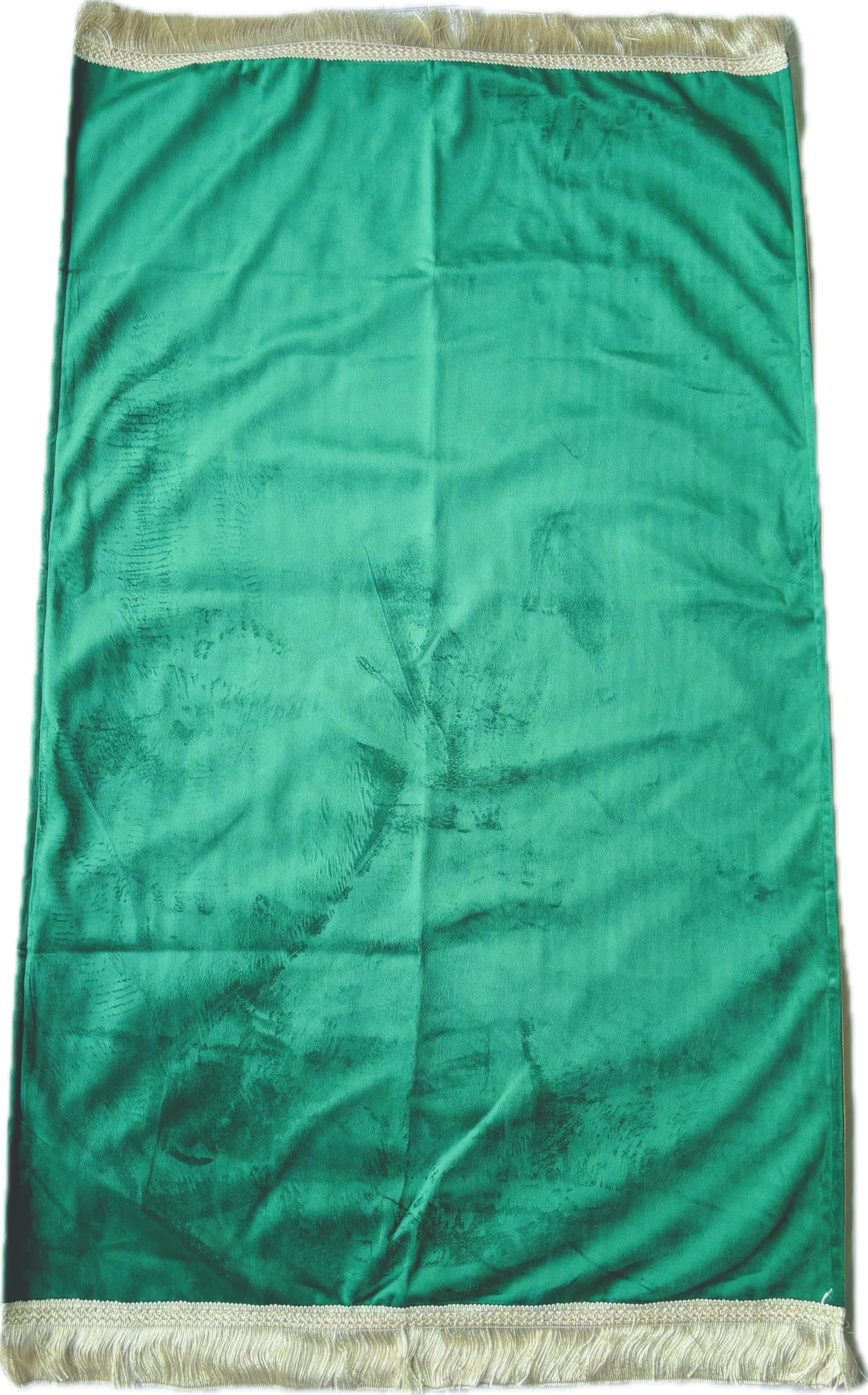 Prayer Mat/rug with Prayer Beads Tasbih mihran style Islamic Namaz Lightweight soft Muslim Carpet Turkish Janamaz Namaz Sajadah, Ideal for Travel/Home/Office/Masjid/Hajj/Umrah (Green)