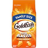 Goldfish Crackers, Flavor Blasted Xtra Cheddar Crackers, Family Size, 10 Oz Bag