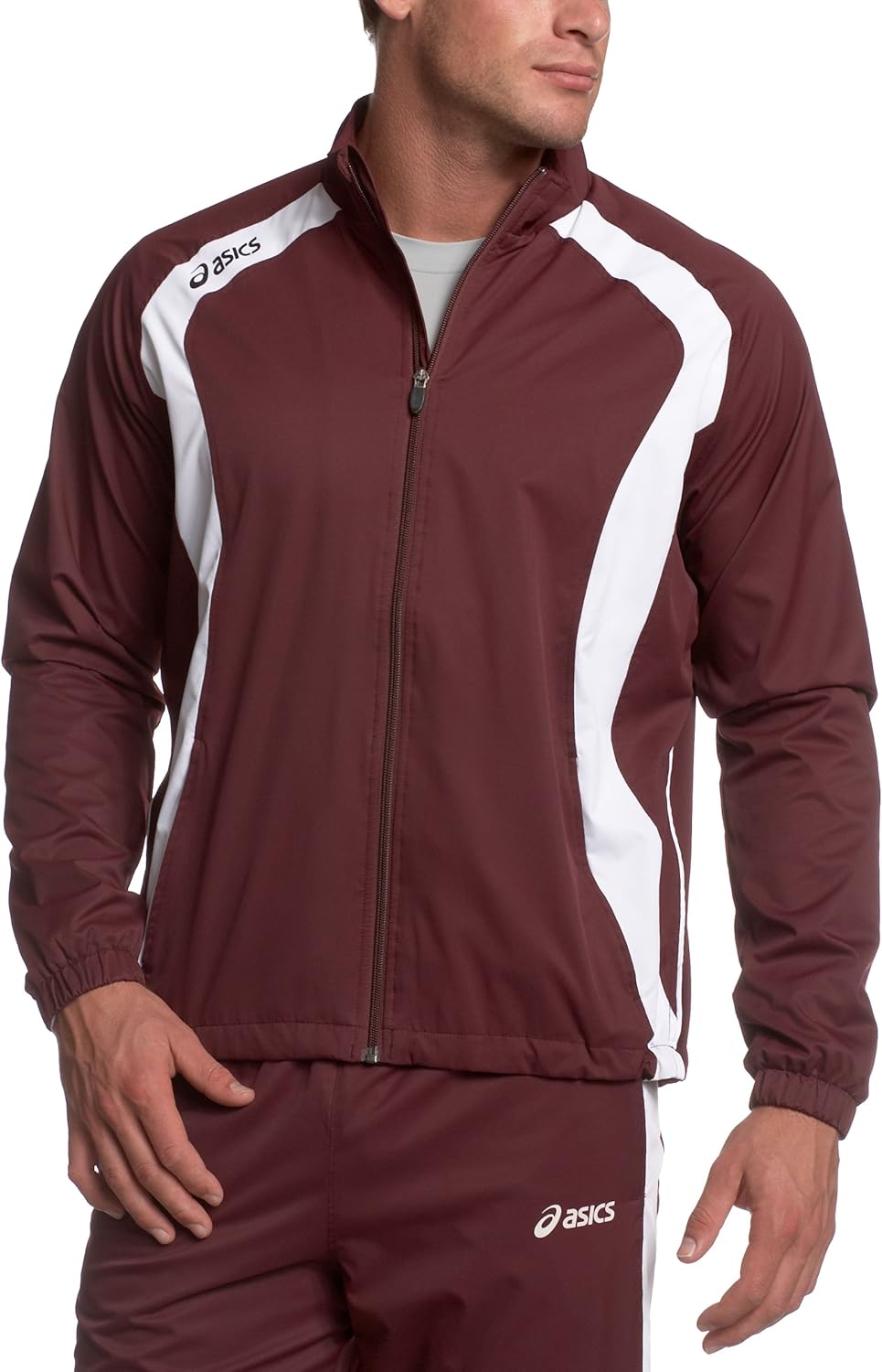 asics warm running jacket