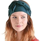 CHARM Japanese Headbands for Men, Pirate Bandana Headband, Wide Headbands for Women, Ninja Head Scarf, Workout Hair Band
