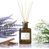 PRISTINE Japanese Ryokan Reed Diffuser for Home | Fresh Lavender, Moroccan Amber Reed Diffuser Set, Oil Diffuser & Reed Diffuser Sticks- Home & Office Decor-Fragrance Gift