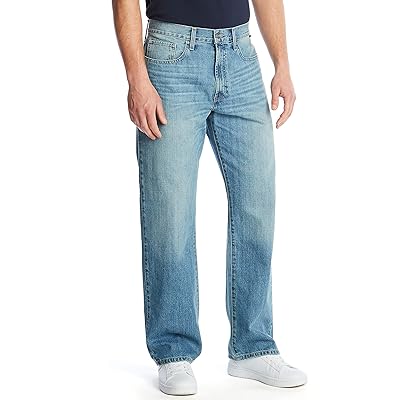 Nautica Erkekler Gevşek Fit 5 Cep Jean Pantolon