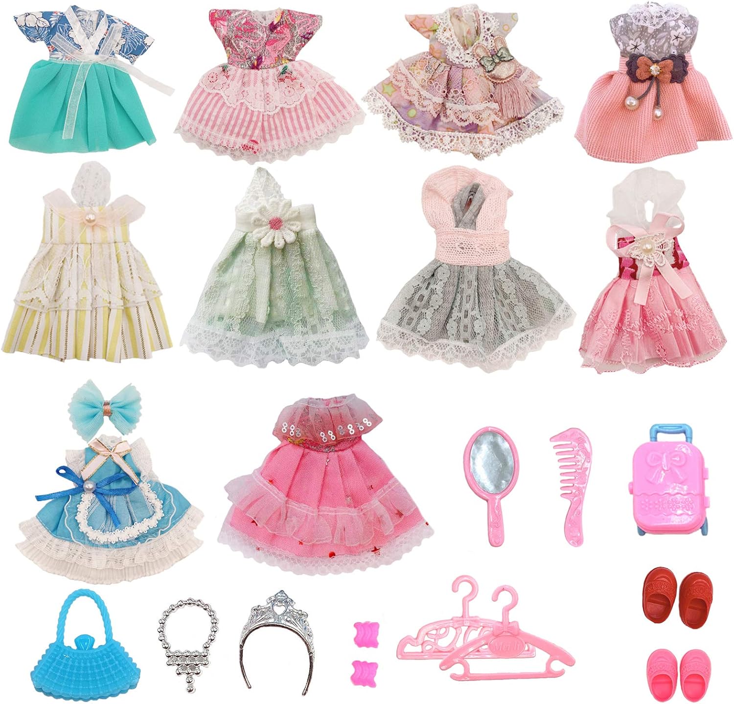 Pieces Set Mini Doll Clothes 