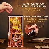 MiniCity Book Nook Kit Roaring Twenties Speakeasy DIY 3D Wood LED Light view 3