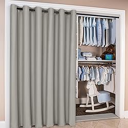 Hiasan Sliding Patio Door Blackout Curtains,1 Panel