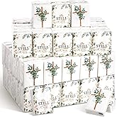 Seajan 120 Pack Christian Pocket Tissues Gifts Bulk 4 Ply Bible Verse Travel Packs Tissue Small Size Individual Pocket Packs Religious Party Favors for Church Wedding Home Travel(Fresh Style)