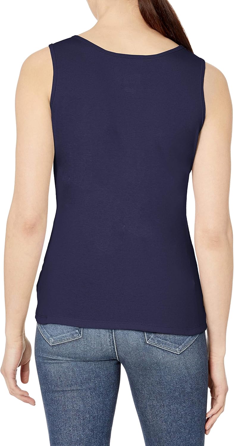 Hanes Women's Mini-Ribbed Cotton Tank at  Women’s Clothing store