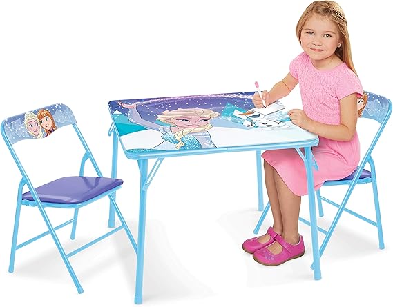 frozen folding table and chairs